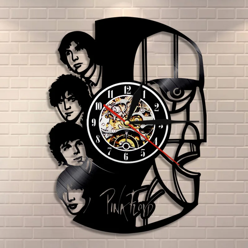 

2019 Horloge Mural De Parede Wandklok Free Shipping Free Free Music Wall Clock Vinyl Retro Nostalgia Floyd Pinker Freud Band 6