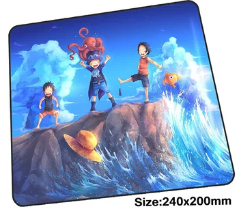 

One Piece mouse pad gamer 240x200mm notbook mouse mat Birthday present gaming mousepad Beautiful pad mouse PC desk padmouse