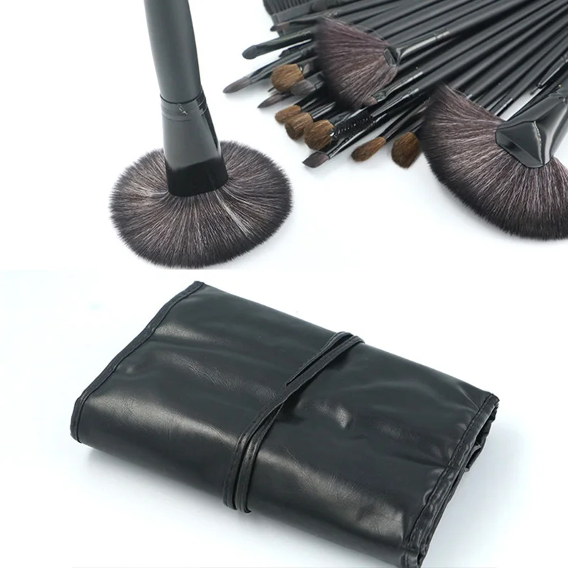 

32 Pcs Cosmetic Brush Makeup Tools Wooden Handle Set Face Eyes Eyeshadow Foundation Portable For Women 88 SK88