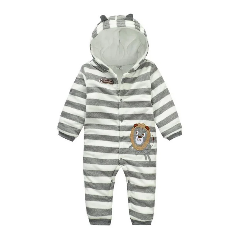 Winter Coveralls Baby Boys Clothes Cartoon Animal Jumpsuit Baby Girls