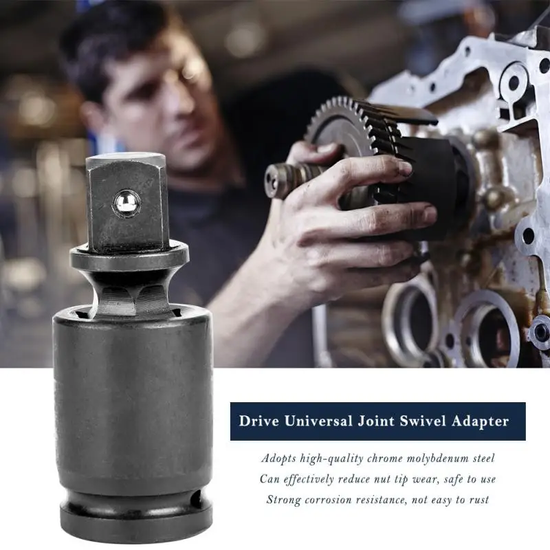 1/2 inch Metallurgy Auto Repair Universal Joint etc. Shipbuilding Drive Universal Joint Swivel Adapter Air Impact Wobble Socket for Mining 1/2 inch Metallurgy Auto Repair Universal Joint etc. Shipbuilding Drive Universal Joint Swivel Adapter Air Impact Wobble Socket for Mining