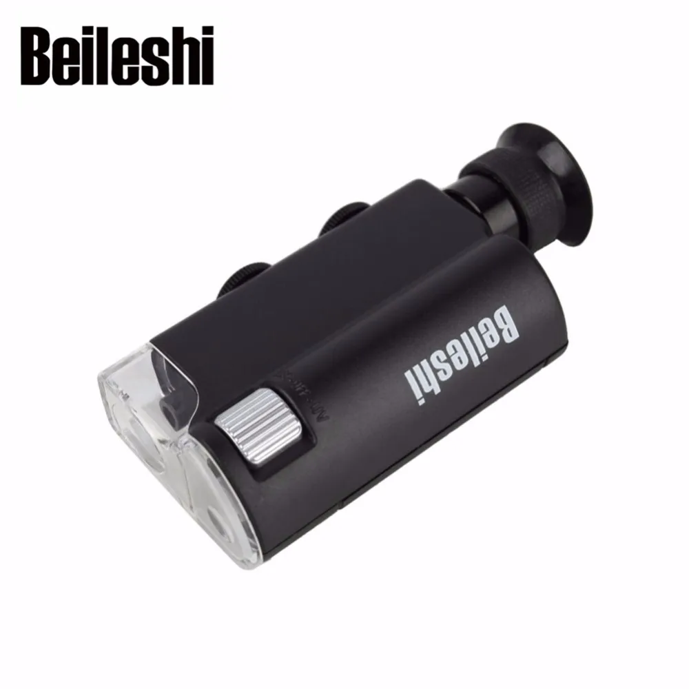 

200X - 240X Zoom Magnifier LED + UV Mobile Phone Loupe Adjustable Microscope High Definition Wide Angle Jewelry Currency Detect