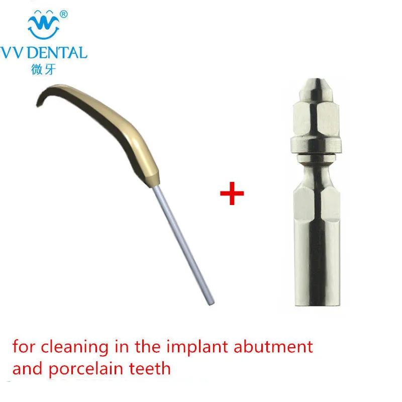 Ultrasonic dental scaler tips cleaning prosthesis tip for original EMS handpiece for the implant