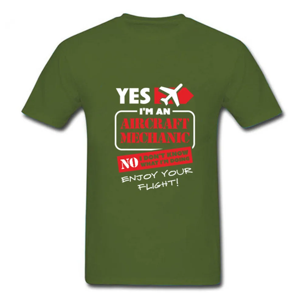 Мужская футболка с коротким рукавом и надписью I Am An Aircraft Mechanic|men fashion t shirt|men shirtmens