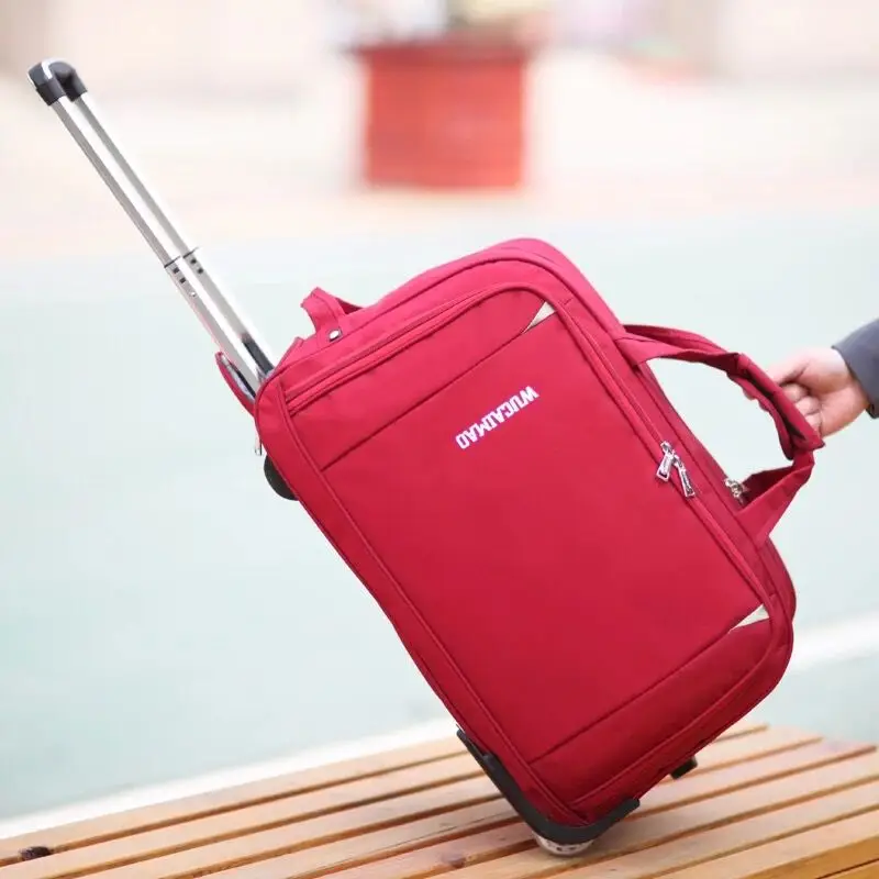 New Women Rolling Suitcase Fashion Waterproof Luggage Bag Thicken Trolley Luggage Travel bag Men Travel carry on Wheels