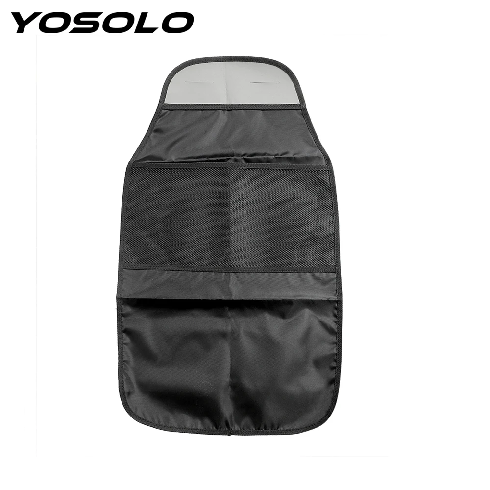 YOSOLO Car Seat Back Protector Bag Holder Anti Dirty Mat Automobiles Seat Covers Storage Food Drink Bottles Universal YOSOLO Car Seat Back Protector Bag Holder Anti Dirty Mat Automobiles Seat Covers Storage Food Drink Bottles Universal