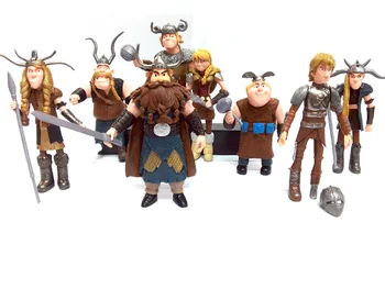 

8pcs/set How to Train Your Dragon 2 PVC Action Figures 10-13cm Classic Collection Model Toy For Children Gifts