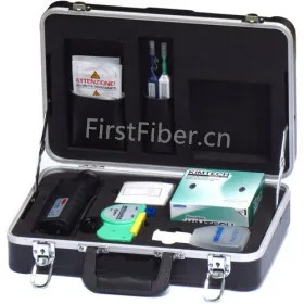 

FirstFiber Optical Fiber Inspection & Cleaning Kit, kit fibra optica SC/FC/ST Ergonomic One-click Cleaner Fiber Cleaning Wipes