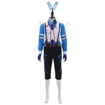 

Five nights at Freddy's FANF Toy Bonnie Human Costume Suit Adult Men's Halloween Carnival Scary Cosplay Costume