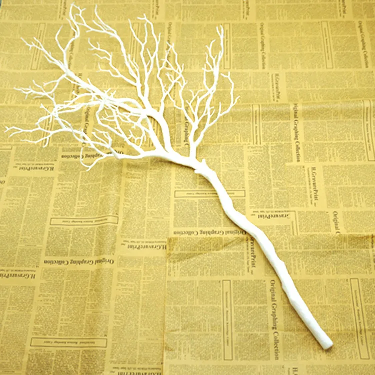 

100cm artificial dried branches white big size branch artificial flower home hotel decoration DIY source material