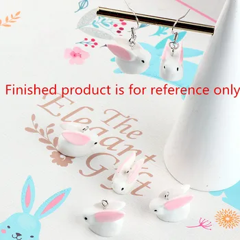 

Min order 30pcs/lot Spray paint animals cartoon 3D rabbit shape alloy floating locket charms diy jewelry pendants accessory