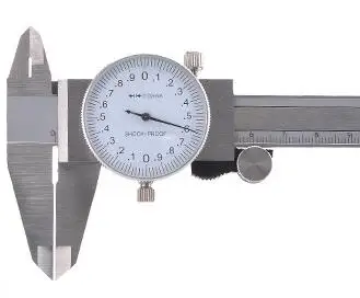 

Dial Shock-proof 150mm Stainless Steel Vernier caliper 0.01 mm Micrometer Measuring Tool Gauging Tools
