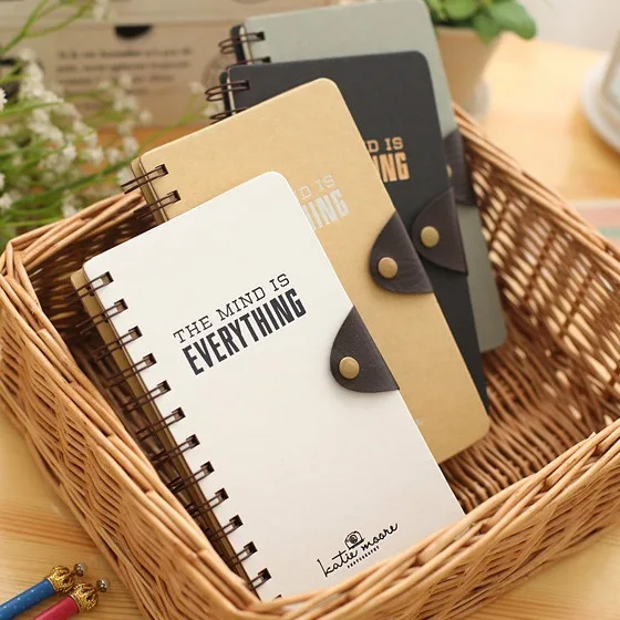 

My Mind" Journal Diary Coil Bound Cute Planner Study Notebook Agenda Notepad Memo Stationery Gift