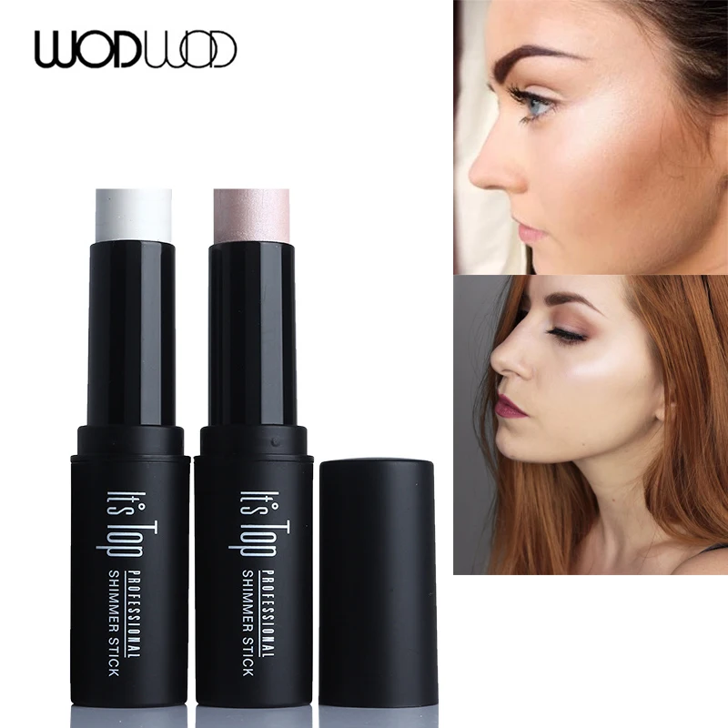 

WODWOD Face Highlighter Stick Bronzer Makeup Shimmer Stick Pen Brightening Contouring Illuminator Make Up Highlighting Concealer