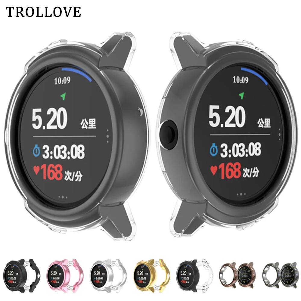Чехол для Ticwatch E чехол смарт часов Tic Watch мягкая силиконовая защита из ТПУ бампер