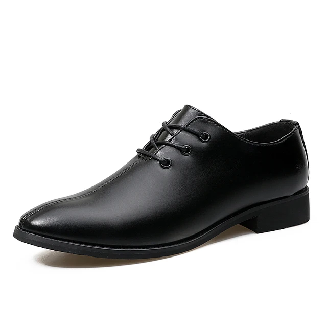 Men Dress Shoes Black Brown Male Wedding Formal Shoes Lace Men Dress Shoes Black Brown Male Wedding Formal Shoes Lace