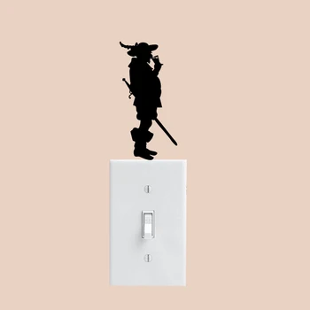 

Musketeer With Sword Drink Vinyl Bedroom Decor Switch Stickers Decals 6SS0002