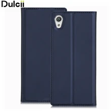 Cas de téléphone pour Sony Xperia XA1/XA1 Ultra Couvercle Rabattable PU Porte-Cartes En Cuir Stand Intérieur en Silicone Souple Téléphone Shell Chekhol
