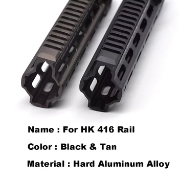 

Aluminum Hard Coat Anodized GT Style 416 M-LOK MOD Lite Handguard Rail System For AR AEG Airsoft M4A1 Paintball Receiver Gearbox