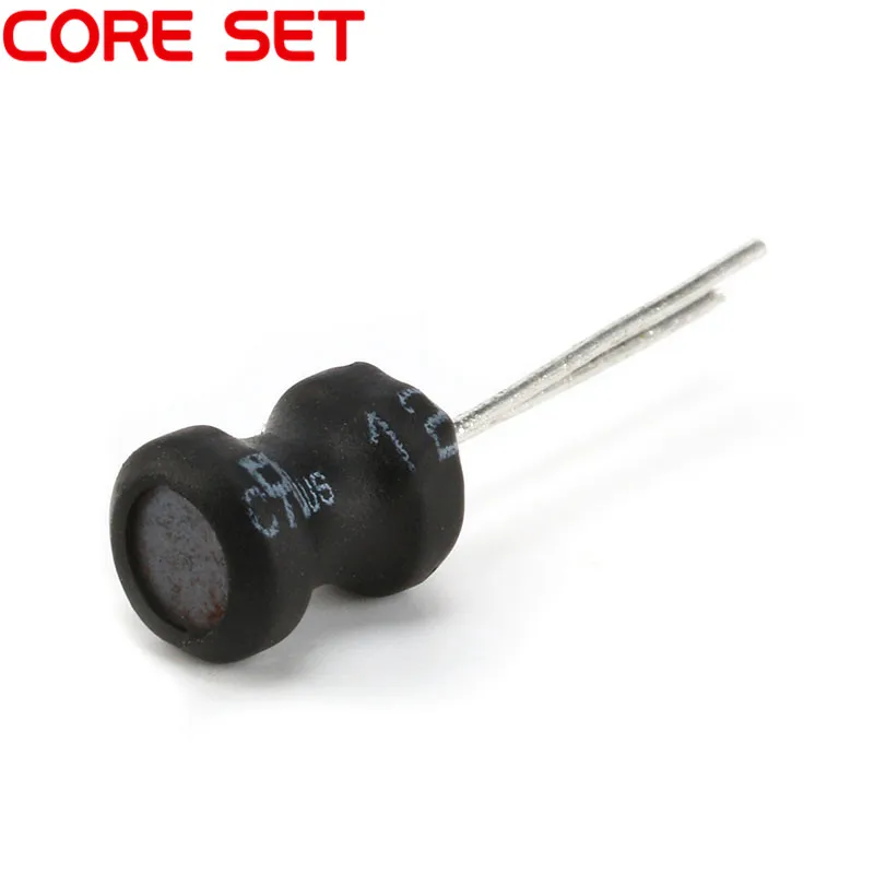 10pcs/Lot Power Inductor DIP 8*10mm 10uH 22uH 33uH 47uH 68uH 100uH 150uH 220uH 1mH 10mH DR CORE Inductors Word