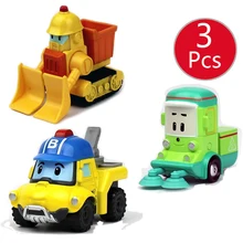 Robocar Poli детские игрушки Корея детские игрушки Металлическая Модель автомобиля Робот ПОЛИ РОЙ Хэйли Аниме Фигурки игрушки автомобиль для де...(China)
