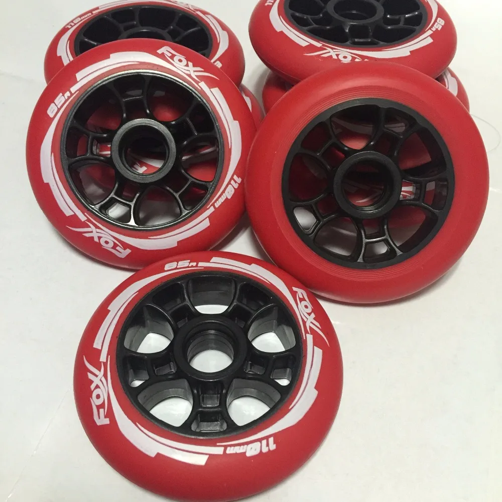 FoxPro 5H 85A speed inline roller skates Wheels PU roller Blade rodas