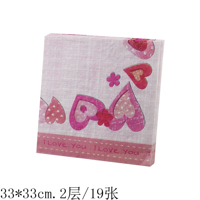 273 Serviettes Papier Serviette De Soie Rose Rouge Cœurs Je Taime Fleur Motif Decoupage Artisanat Mariage Fête Danniversaire Café Decorcup Mat In