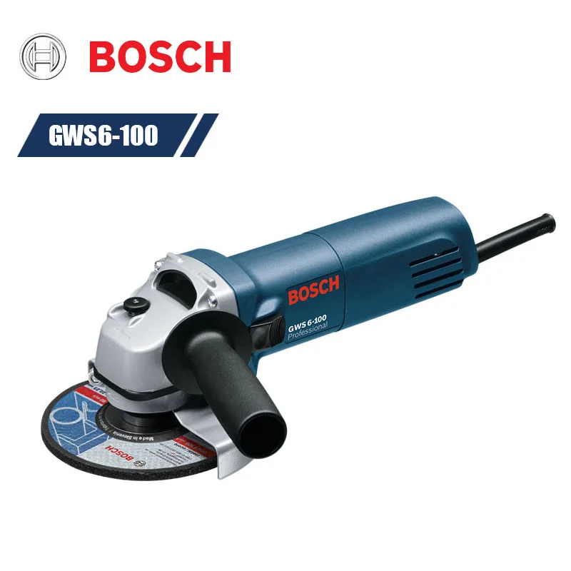 Bosch Gws6 100 Angle Grinder 220v Cutting Polishing Machine Hand