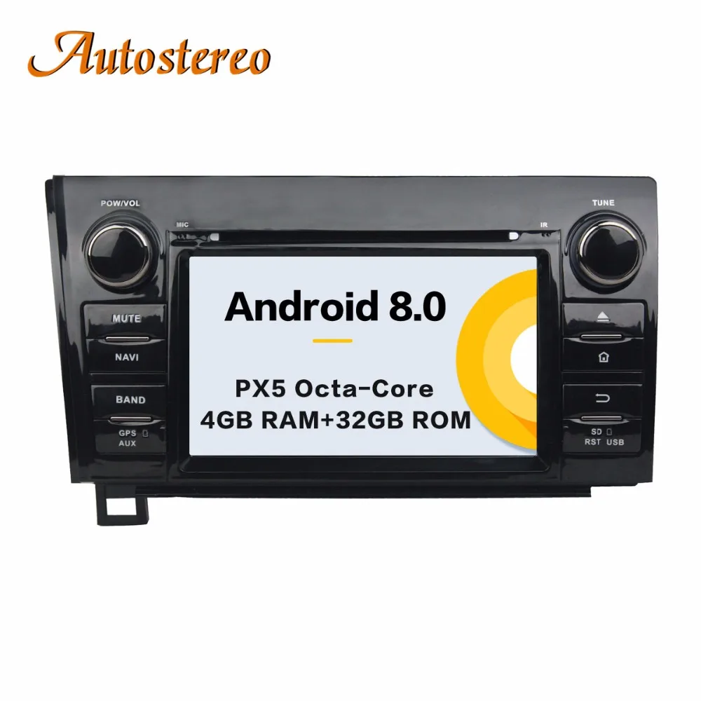 

Autostereo Android 8 4+32G Car DVD Player GPS navigation For Toyota Sequoia /Tundra headunit multimedia player tape recorder