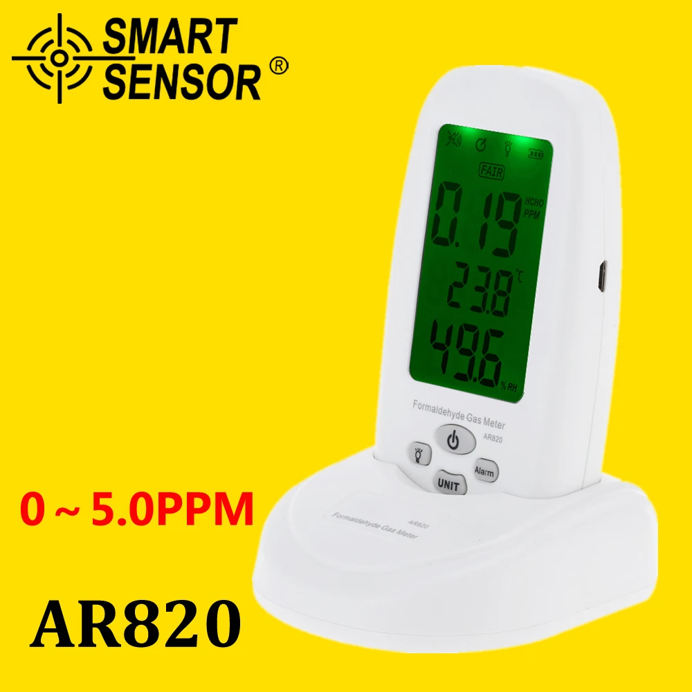 

Formaldehyde detector 5 PPM pollution meter test HCHO gas detector indoor Air Quality Monitor measurement Thermometer Hygrometer