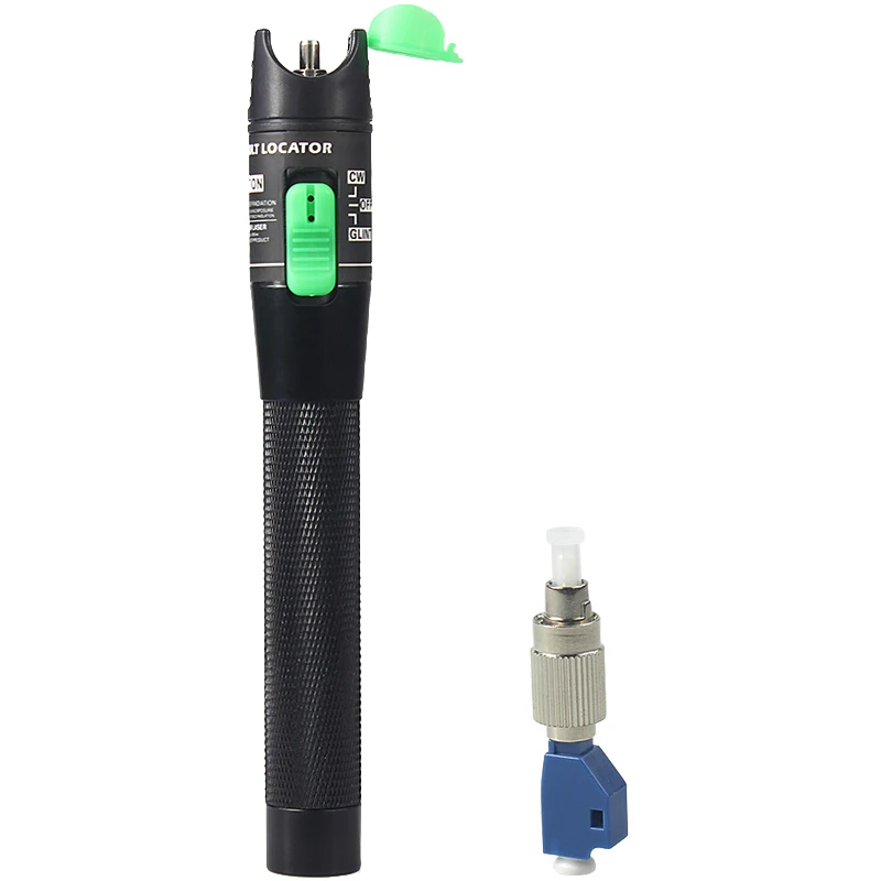 

AUA-20mW 10-20KM Pen Type Aluminium Visual Fault Locator With FC to LC Adapter Fiber Optic Cable Tester Meter For CATV