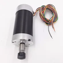 CNC DC мотор шпинделя 500 Вт 24 В 0.629NM воздушного охлаждения ER11 бесщеточный для DIY PCB бурения 1 год гарантии техническая поддержка