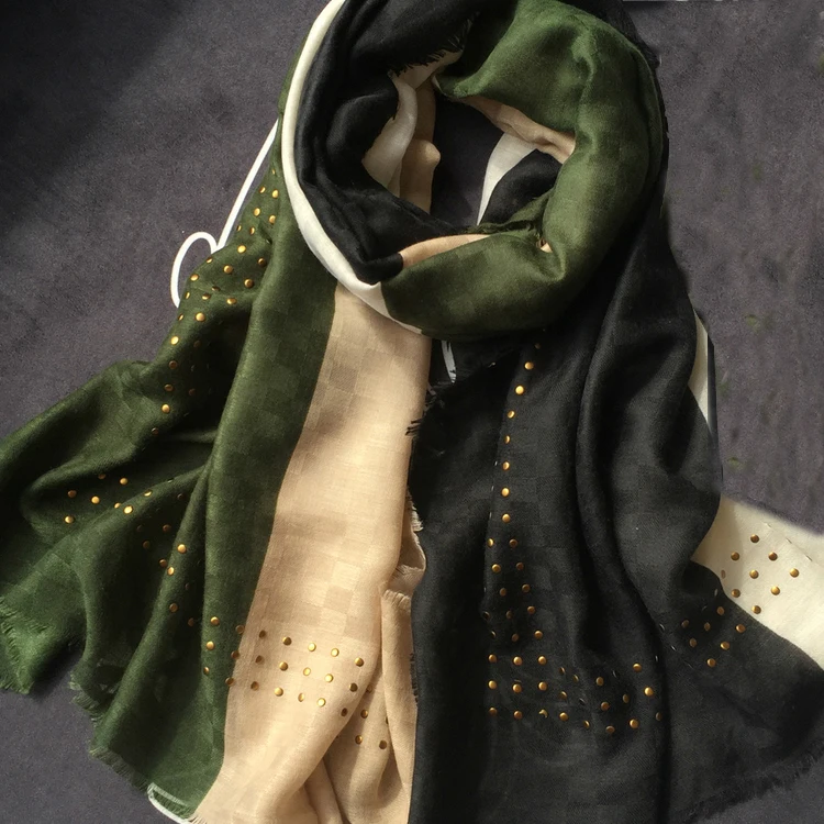 Marte& Joven новейший лоскутный Дизайн мусульманский хиджаб шали для женщин Мода бахрома с блестками длинный шарф палантин Весна полиэстер обертывания