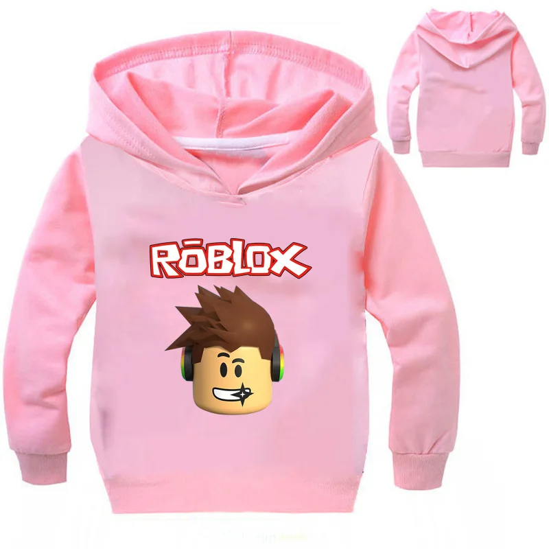 

YLS 2-16Years Roblox Shirt Boys Hoodies and Sweatshirts Pullover Slim Fit Top Base Infant Girl Coat Fall Protection Bike Jumper