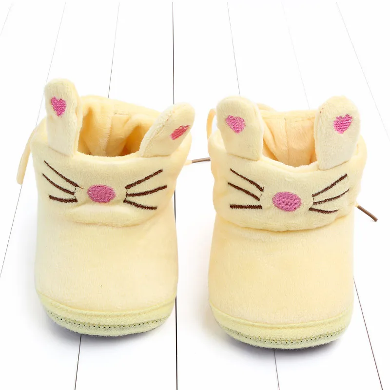 Indoor First Walkers Baby Shoes Cotton Anti-slip Booties Winter Wammer Baby Girl Boy Shoes Newborn Slippers Footwear Booties (26)