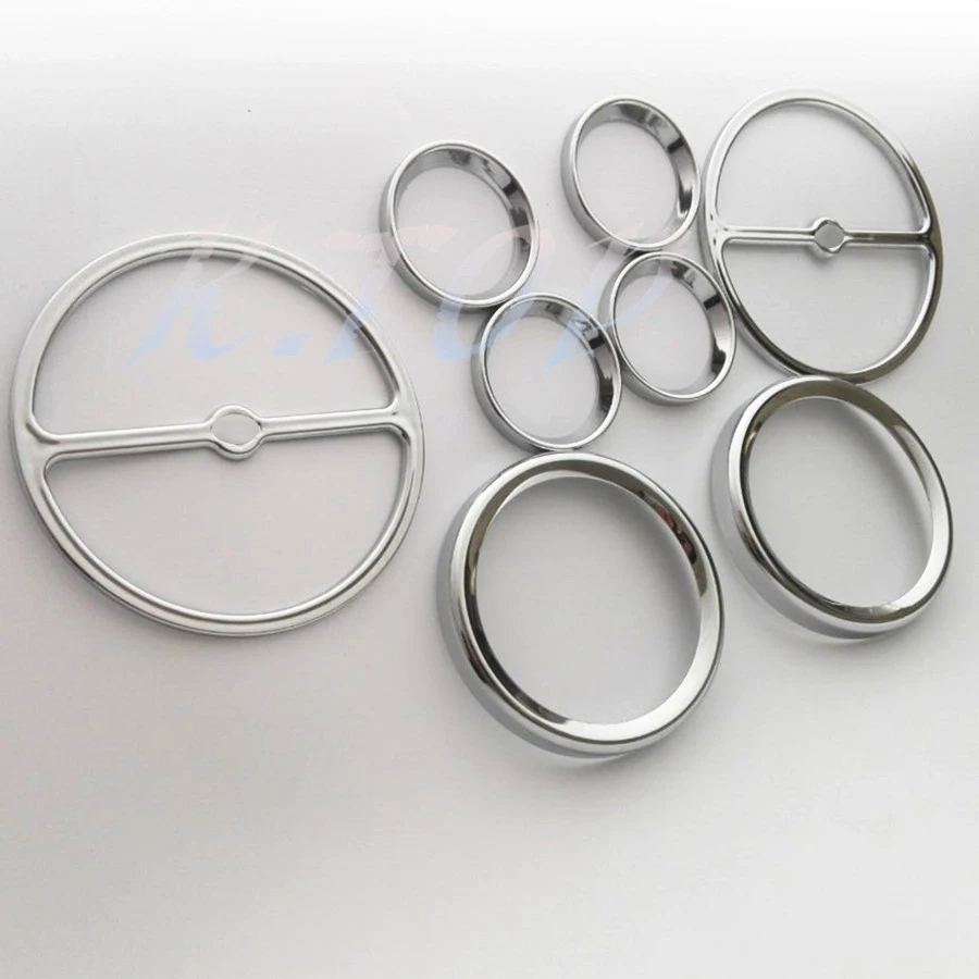 Chrome Speedometer Gauges Bezels Horn Cover Fit For Harley Electra