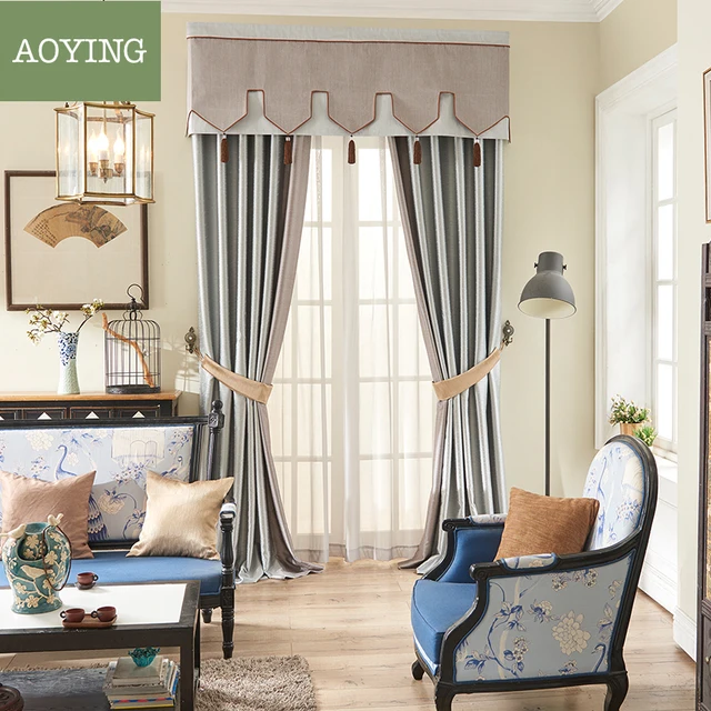 Modern Minimalist Silver Blackout Fashion Living Room Kids Modern Minimalist Silver Blackout Fashion Living Room Kids Bedroom Office Window Custom Printed Curtains