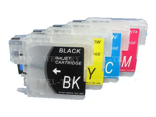 

Short Refillable Ink Cartridge for Brother LC39 LC975 LC985 For Brother DCP-J125/ DCP-J140/J315W/J515W/MFC-J265W/J410/J415W/J220