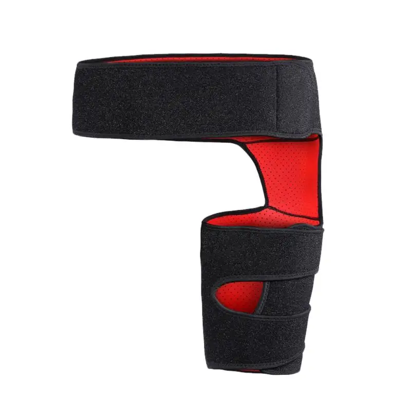 1PCS Adjustable Neoprene Groin Support Strained Groin Brace Wrap Hip Joint Support Waist Pulled Groin Black