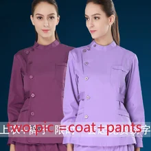 Европейский модный медицинский костюм для лаборатории, пальто для женщин, больничный скраб, униформы дизайн в обтяжку, дышащая медицинская форма