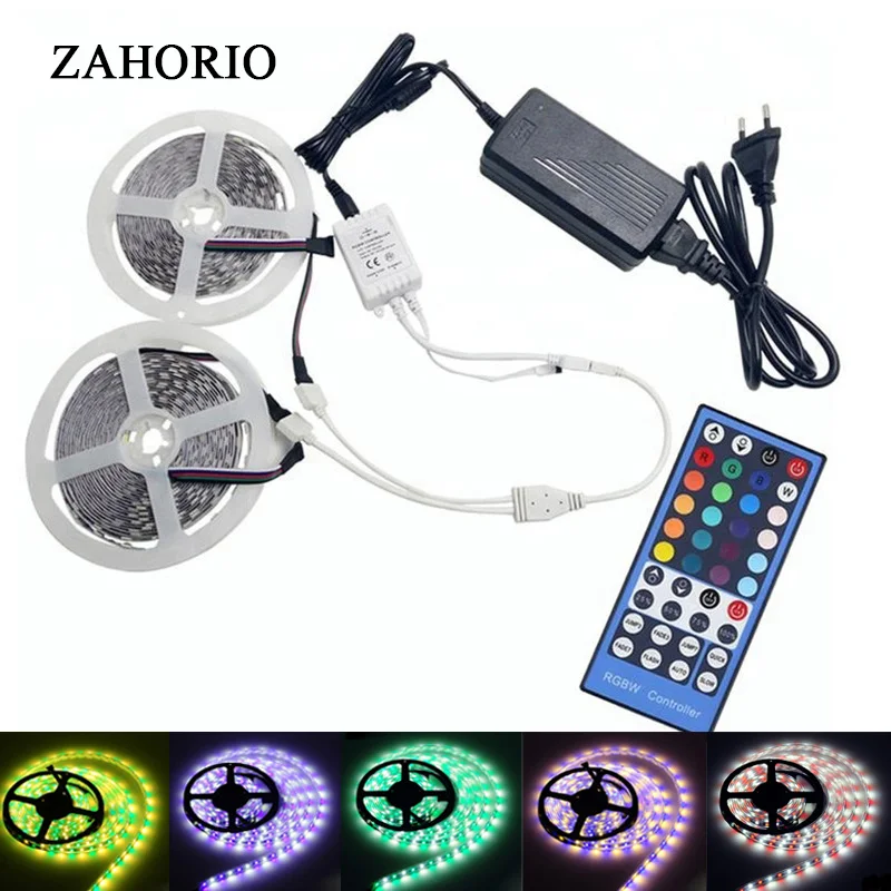 Цветная (RGB светодиодный полосы светильник 5050 гибкий Водонепроницаемый RGBW/RGBWW