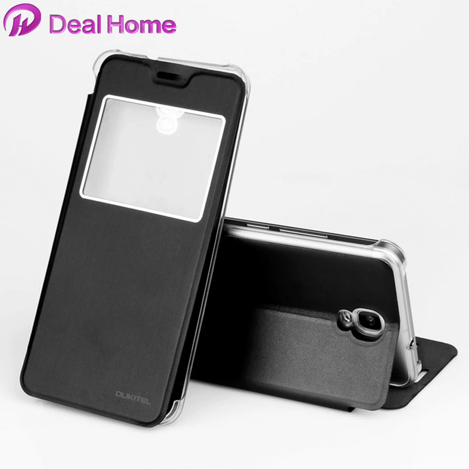 

Oukitel K6000 plus Flip Case,Protector Case For Oukite k6000 plus PU Leather Case With Stand Function Black