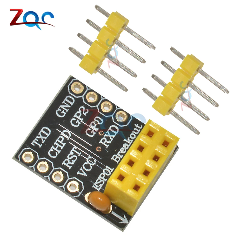 Gulakey 3pcs ESP01//01S Adapter Board Breadboard Adapter For ESP8266 ESP01S ESP01 Development Board Spot Steuermodul