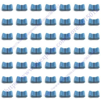 

50PCS Slider Fader Knobs blue color fader knob FOR ALLEN & HEATH XONE 1D 2D 3D 4D 32 62 464 S2 replacement