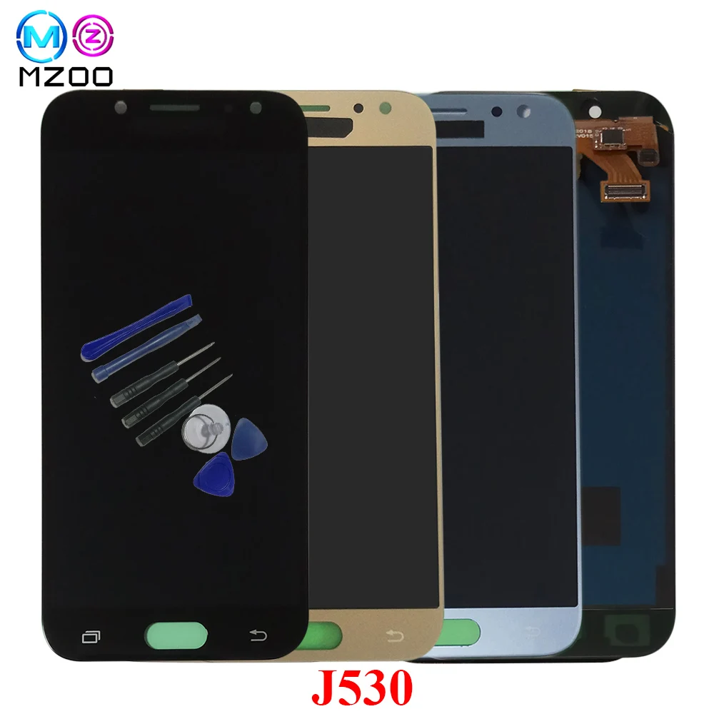 AMOLED LCD Replacement For Samsung Galaxy J5 2017 J530 J530F LCD Touch Screen Digitizer Assembly With Brightness Control Display (12)