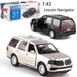 Caipo 1:43 автомобиль Lincoln Navigator литая металлическая модель автомобиля для сбора и подарка и украшения