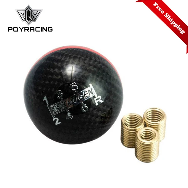 

Universal Genuine Carbon Fiber Mugen Five / six Speed Manual / Automatic Spherical Gear Shift Knob For Honda Acura TOYOTA GSK06