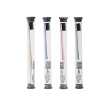 4 шт./партия мягкие волосы маленькая голова зубная щетка для взрослых бамбуковый уголь Щетка натуральная Пшеница соломенная зубная щетка дорожная прозрачная коробка из ПВХ