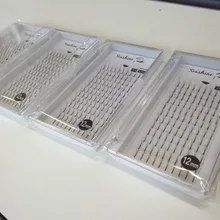 50 лотков/лот оптом натуральные длинные Индивидуальные ресницы 5D Накладные ресницы расширение 9-14 мм макияж инструменты