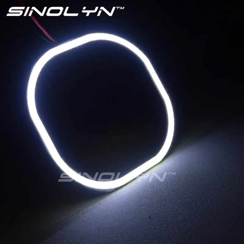 Sinolyn квадратный светодиодный фонарь Angel Eyes для бега Koito Q5/Hella 3R G5 Bi xenon объектив